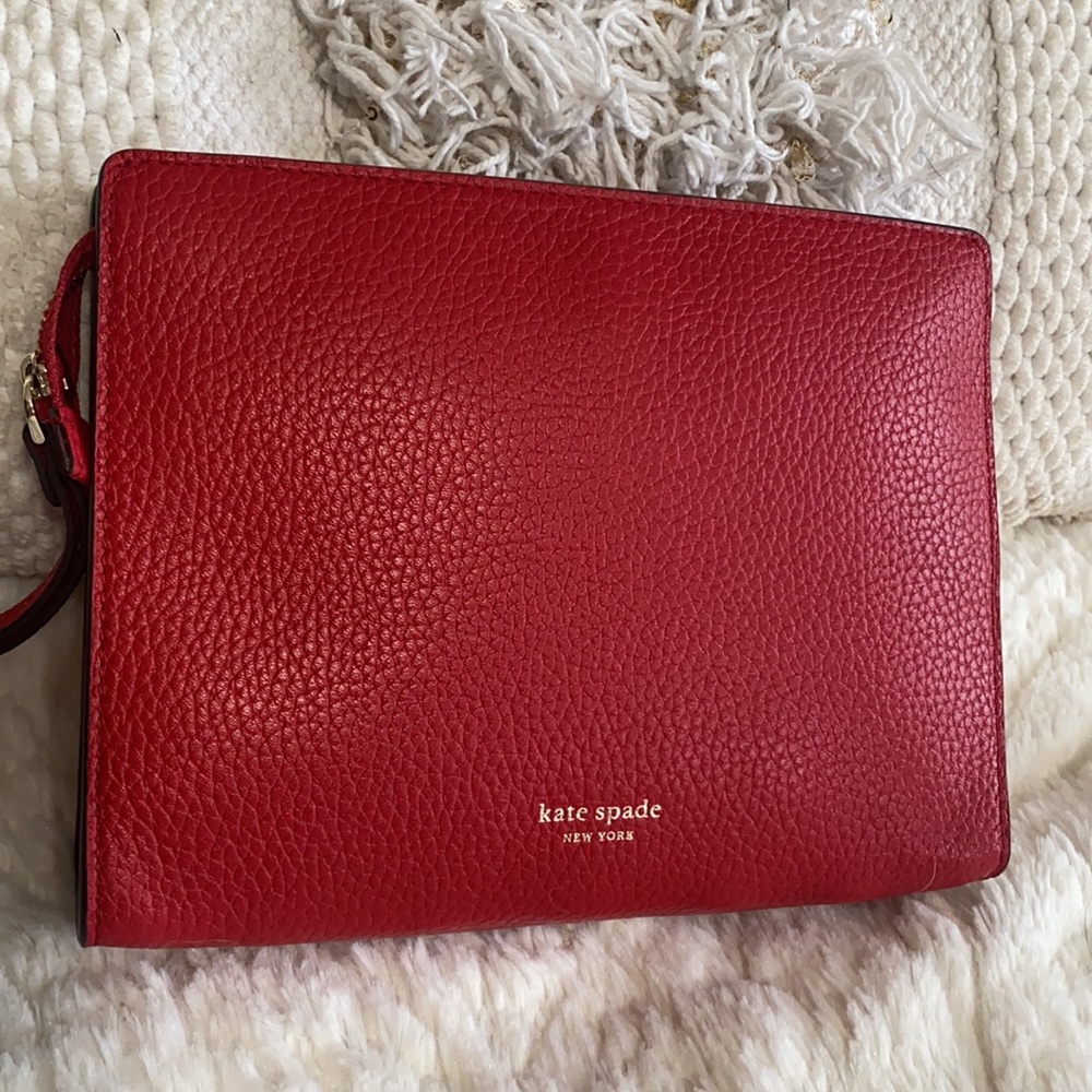 Kate spade wristlet/ cosmetic bag.